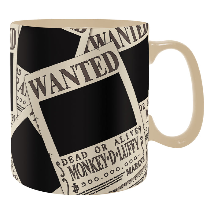 One Piece Wanted Poster Heat Change Mug & Coaster Set