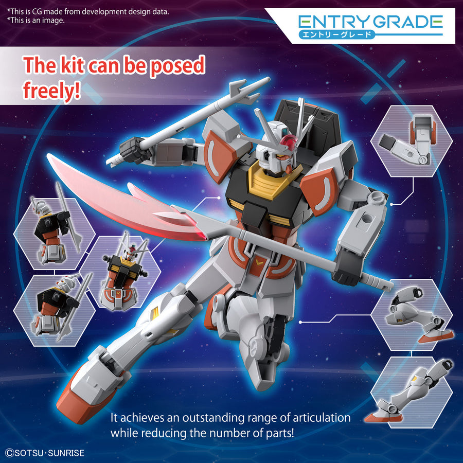 Gundam Lah Gundam EG 1/144 Model Kit | Anime Figure | Neko Alley Anime