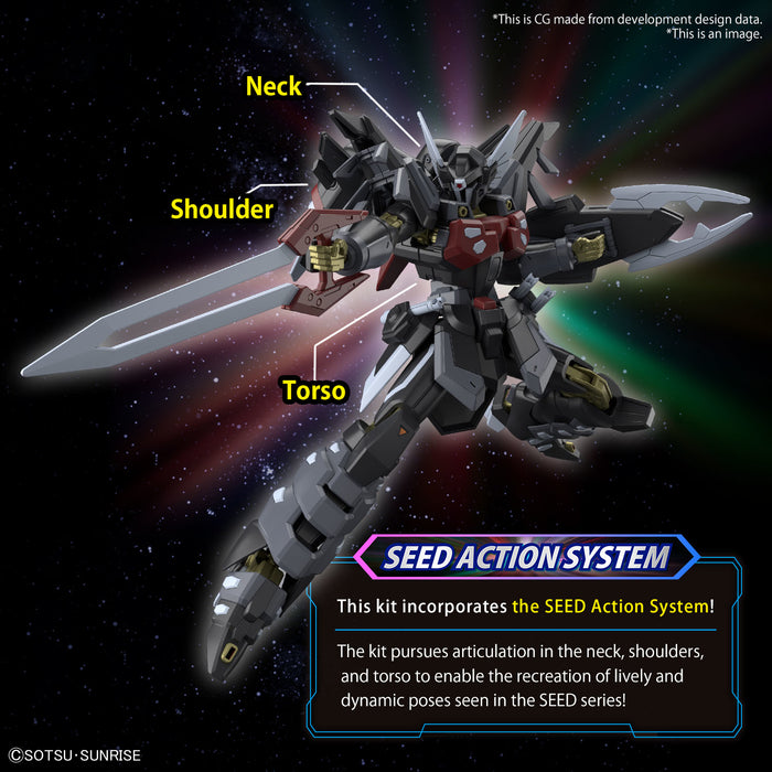 Gundam Seed Freedom Black Knight Squad SHI-VE HG 1/44 Model Kit