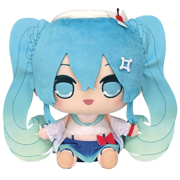 Hatsune Miku Kyurumaru Melon Soda Float Big Plush