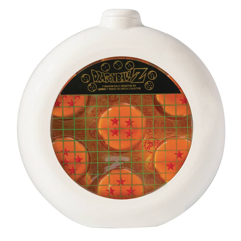 Dragon Ball Z 7pc Acrylic Dragon Balls & Radar Tin Set | Anime Stationary / Home | Neko Alley Anime