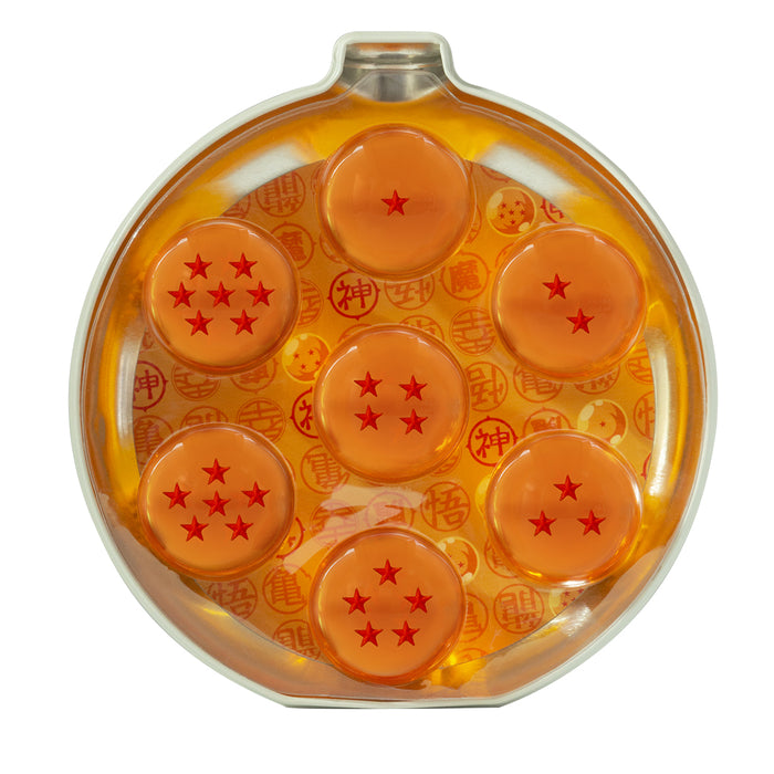 Dragon Ball Z 7pc Acrylic Dragon Balls & Radar Tin Set