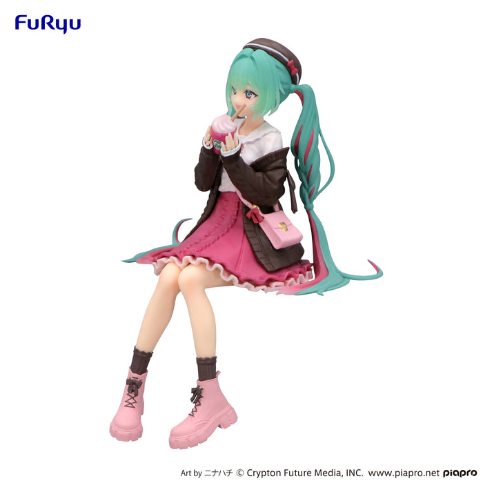 Hatsune Miku Autumn Date Pink Noodle Stopper Figure