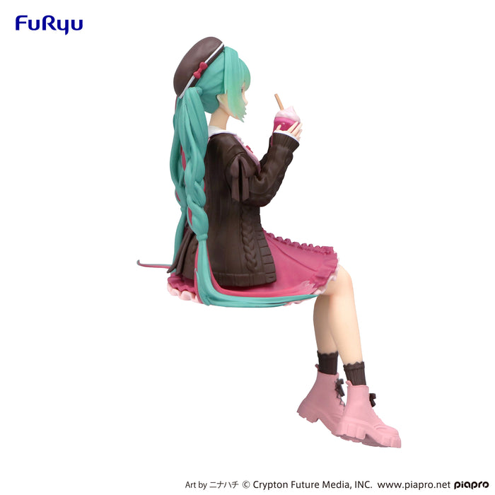 Hatsune Miku Autumn Date Pink Noodle Stopper Figure