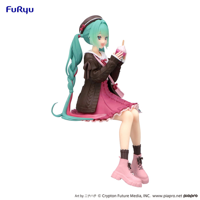 Hatsune Miku Autumn Date Pink Noodle Stopper Figure