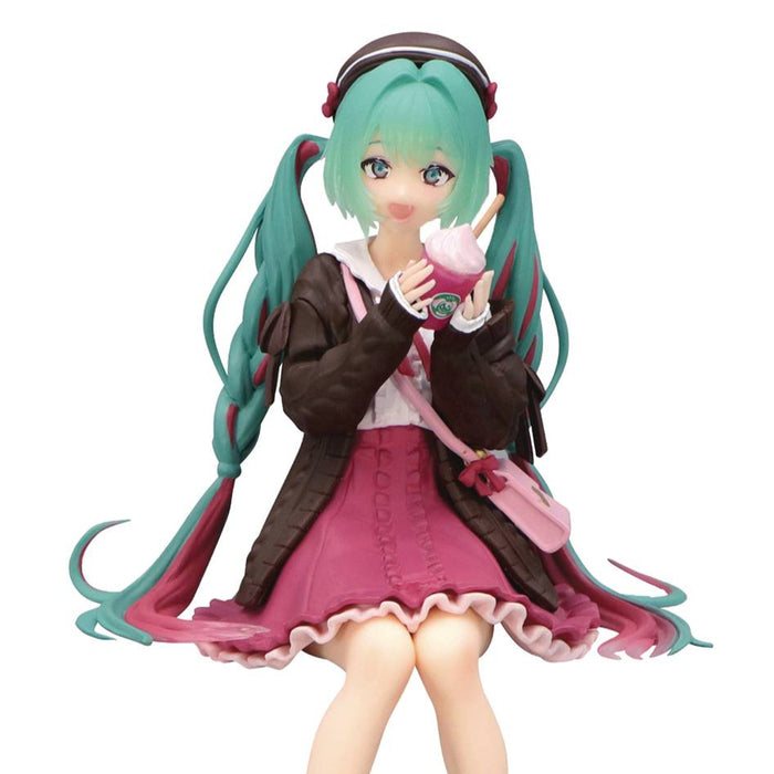 Hatsune Miku Autumn Date Pink Noodle Stopper Figure