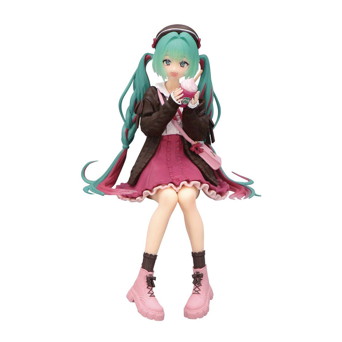 Hatsune Miku Autumn Date Pink Noodle Stopper Figure