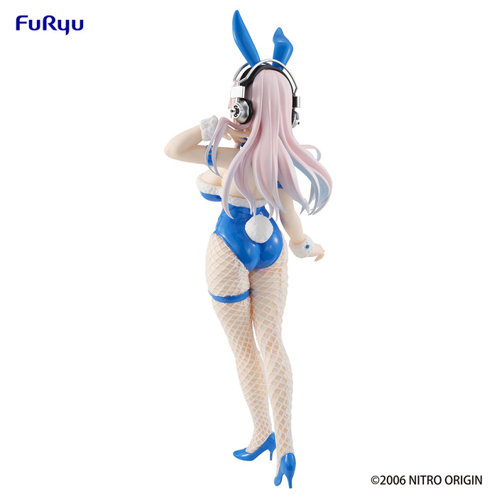 Super Sonico BiCute Blue Rabbit Bunnies Figure