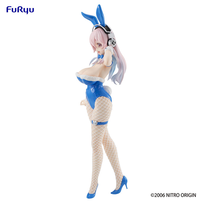 Super Sonico BiCute Blue Rabbit Bunnies Figure