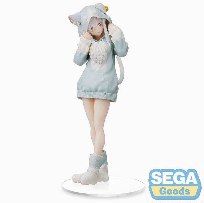 Re:Zero Starting Life in Another World Emilia The Great Spirit Super Premium Statue - Neko Alley Anime