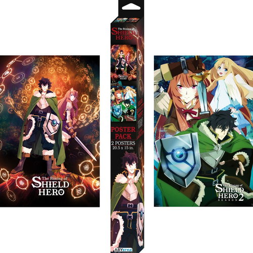 The Rising of the Shield Hero Boxed Poster Set - Neko Alley Anime