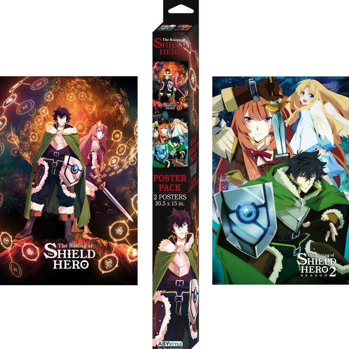 The Rising of the Shield Hero Boxed Poster Set - Neko Alley Anime