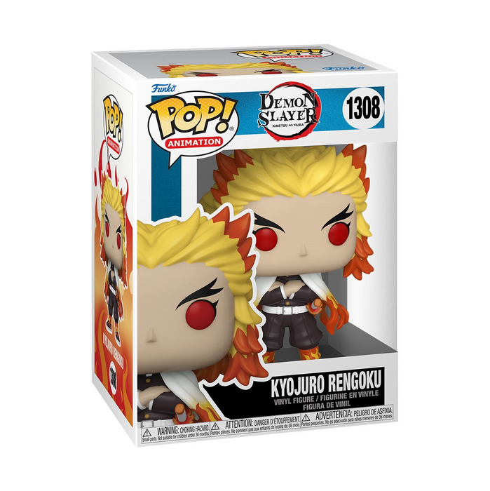 Demon Slayer: Kimetsu no Yaiba Kyojuro Rengoku Funko Pop! Vinyl Figure #1308 - Neko Alley Anime