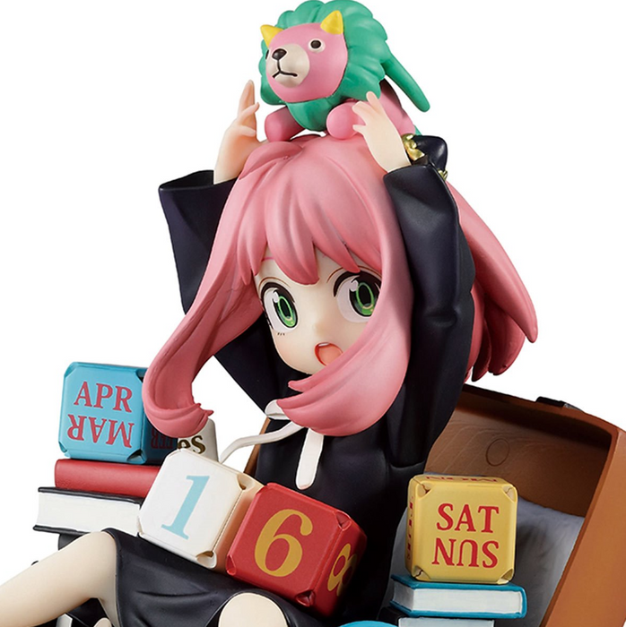 Spy x Family Anya Forger with Block Calendar Mission Start Version 1.5 Ichibansho Statue - Neko Alley Anime