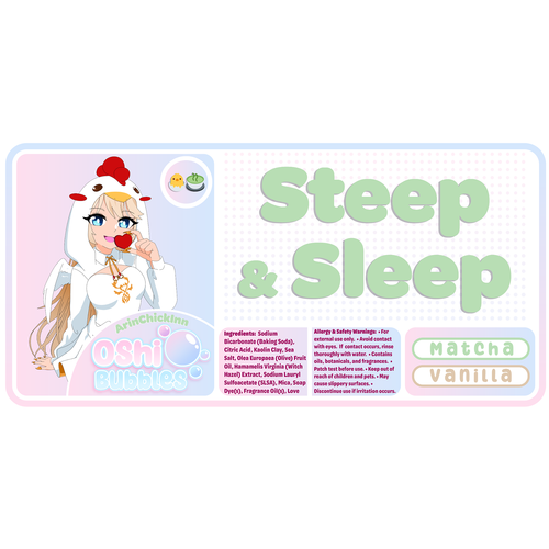 Arin's Steep & Sleep | Anime Bath Bomb | Neko Alley Anime