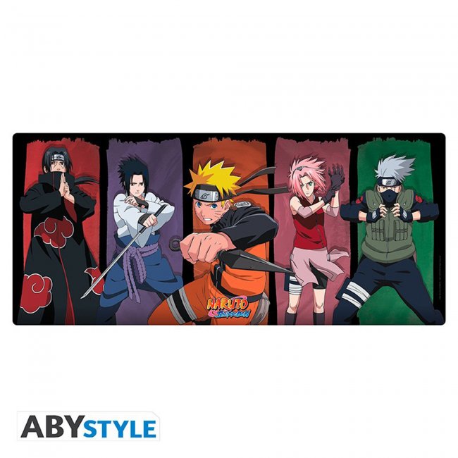Naruto Shippuden Gaming Mouse Pad XXL Group Image 35" x 16" | Anime Mouse Pad | Neko Alley Anime