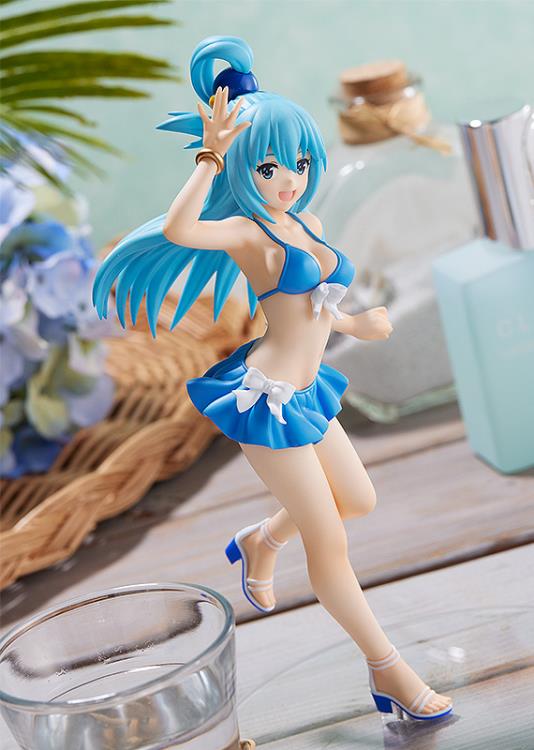 Konosuba Aqua Swimsuit Pop Up Parade Statue | Anime Figure | Neko Alley Anime