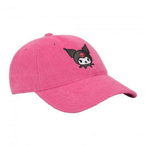 Kuromi Terry Cloth Embroidered Hat | Anime Hat | Neko Alley Anime
