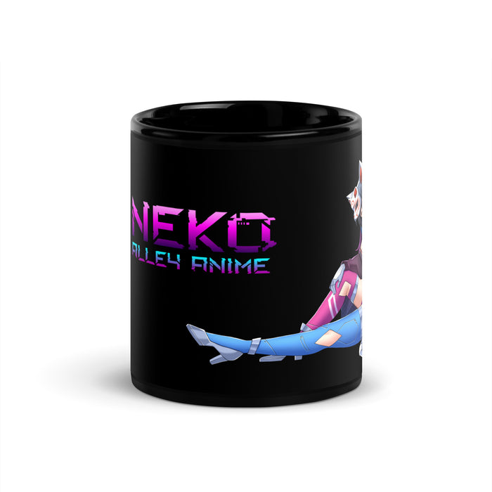 Neko Alley Anime Black Glossy Mug - Neko Alley Anime