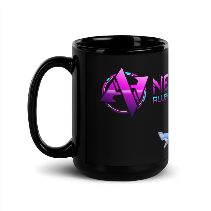 Neko Alley Anime Black Glossy Mug - Neko Alley Anime