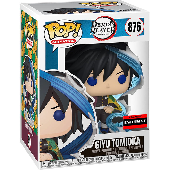 Demon Slayer Giyu Tomioka Funko Pop! Vinyl Figure - AAA Anime Exclusive #876