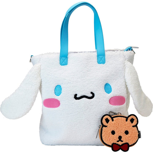 Cinnamoroll Sherpa Tote Bag with Coin Bag | Anime Bag | Neko Alley Anime