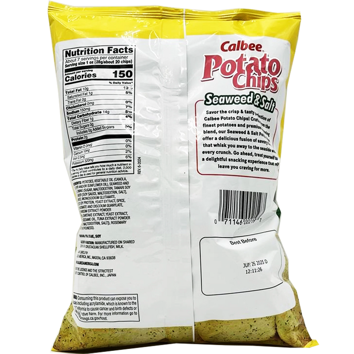 Calbee 7oz Share Size Chips