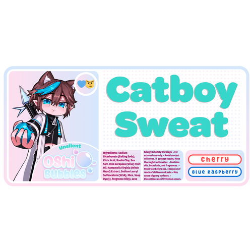 Unsilent's Catboy Sweat | Anime Bath Bomb | Neko Alley Anime