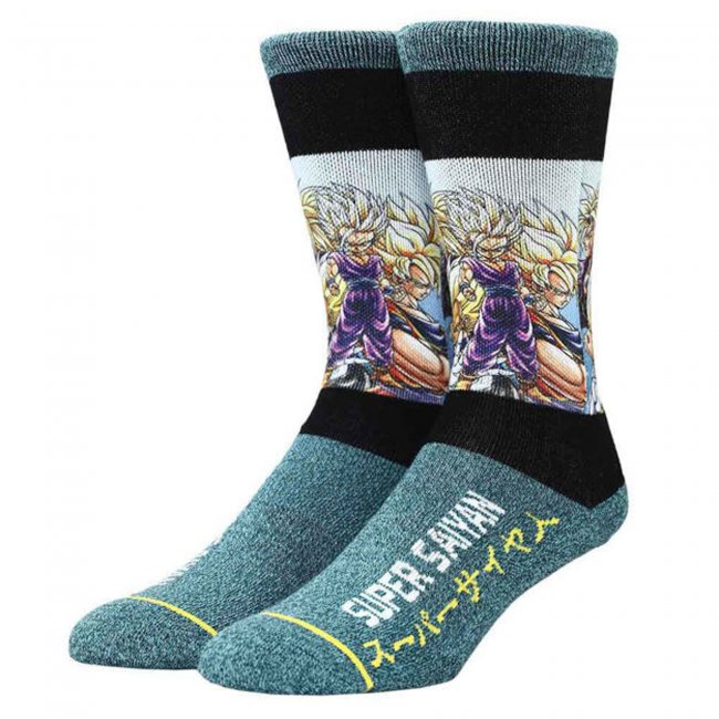 Dragonball Z Super Saiyan Crew Socks