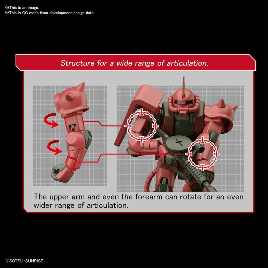 Gundam MS-O6S Char's Zaku II HG 1/144 Model Kit | Anime Figure | Neko Alley Anime