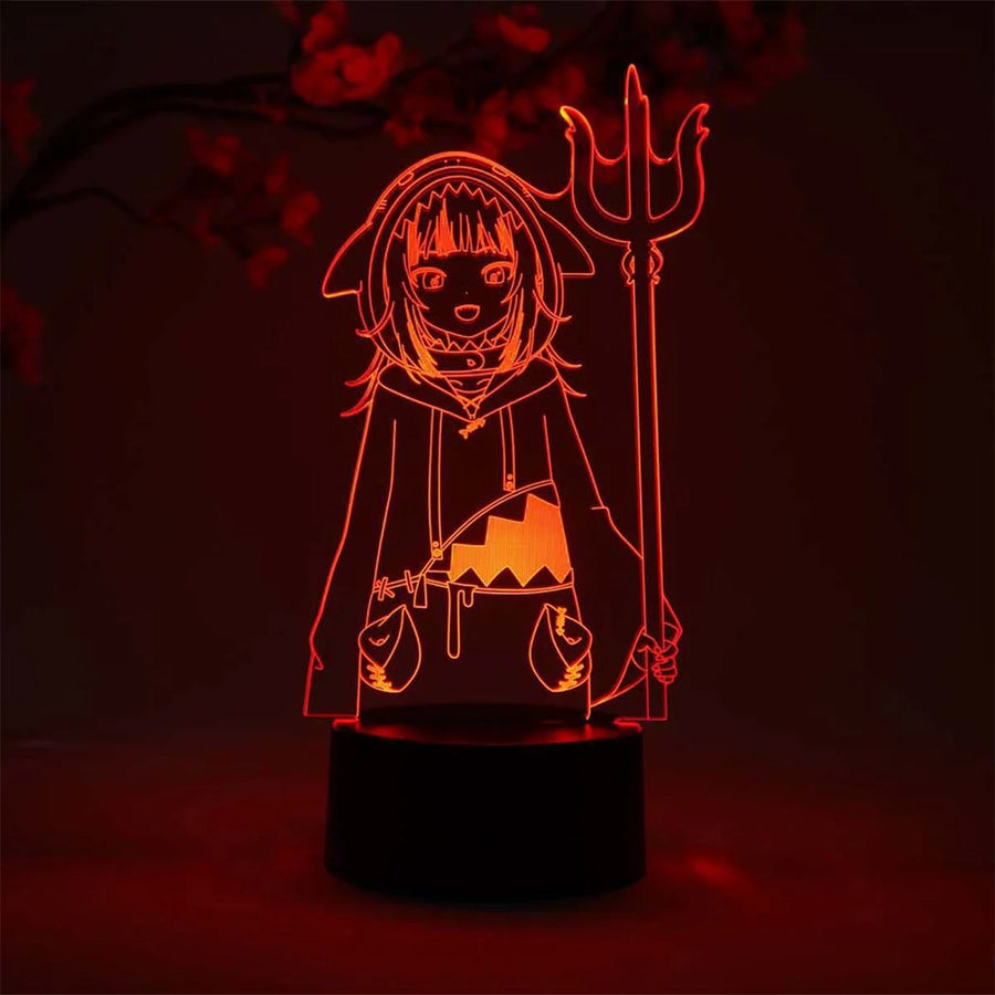 Hololive Production Gawr Gura Otaku Lamp | Anime Lamp | Neko Alley Anime