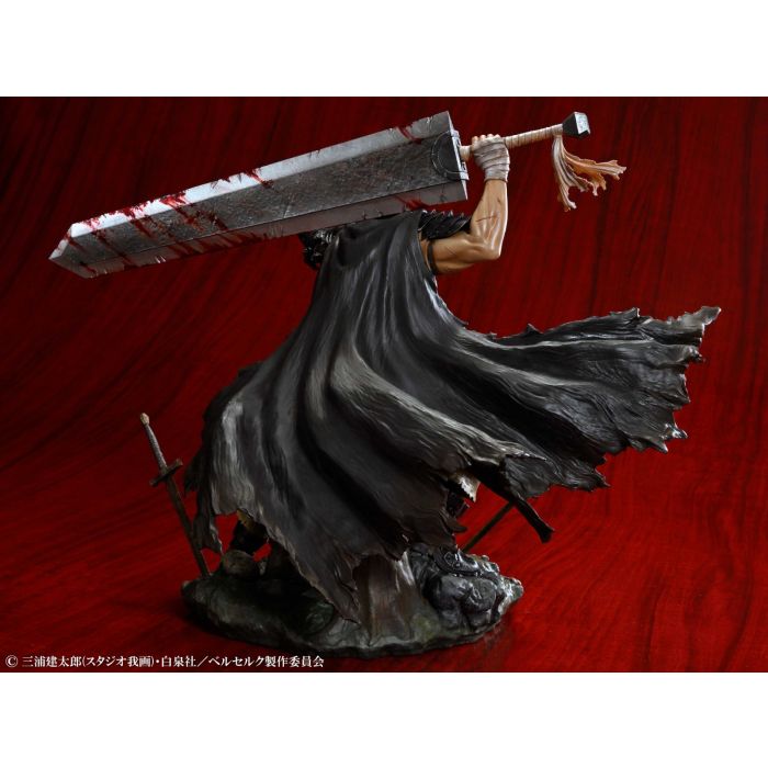 Berserk Guts Black Swordsman Statue