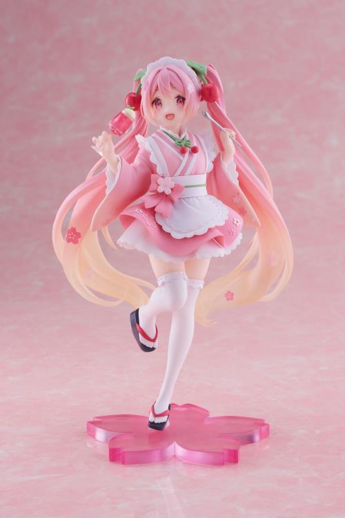 Hatsune Miku Sakura Miku Japanese Cafe Ver. Newly Written Figure