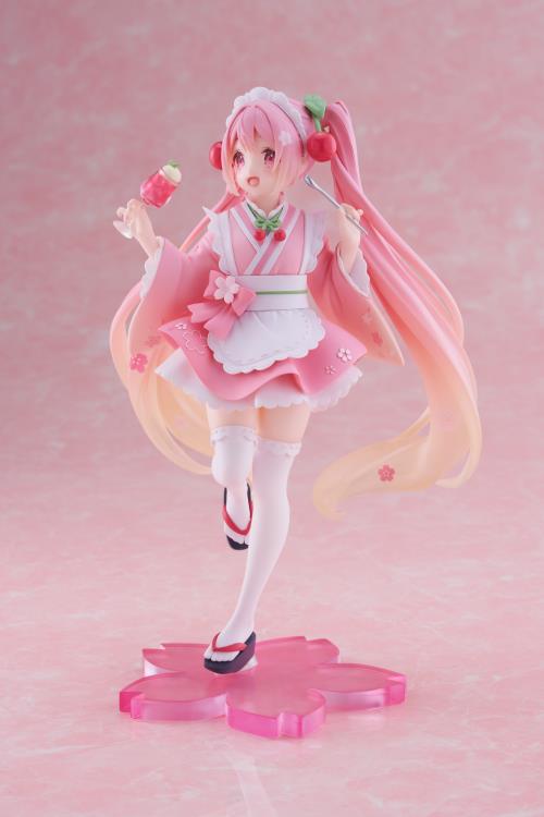 Hatsune Miku Sakura Miku Japanese Cafe Ver. Newly Written Figure