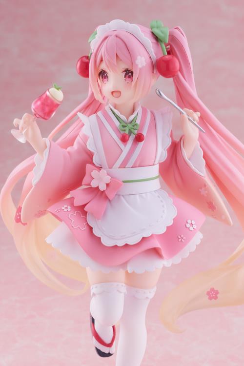 Hatsune Miku Sakura Miku Japanese Cafe Ver. Newly Written Figure