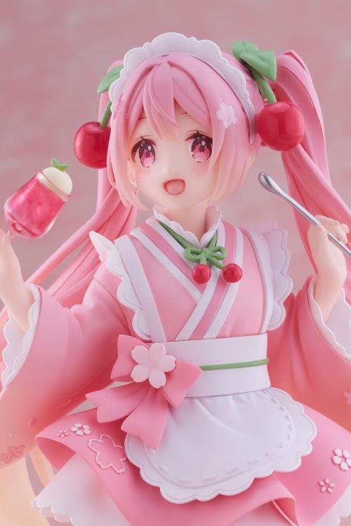 Hatsune Miku Sakura Miku Japanese Cafe Ver. Newly Written Figure