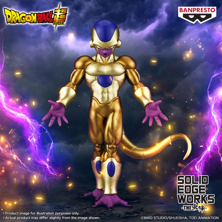 Dragon Ball Super Golden Frieza Solid Edge Works Figure