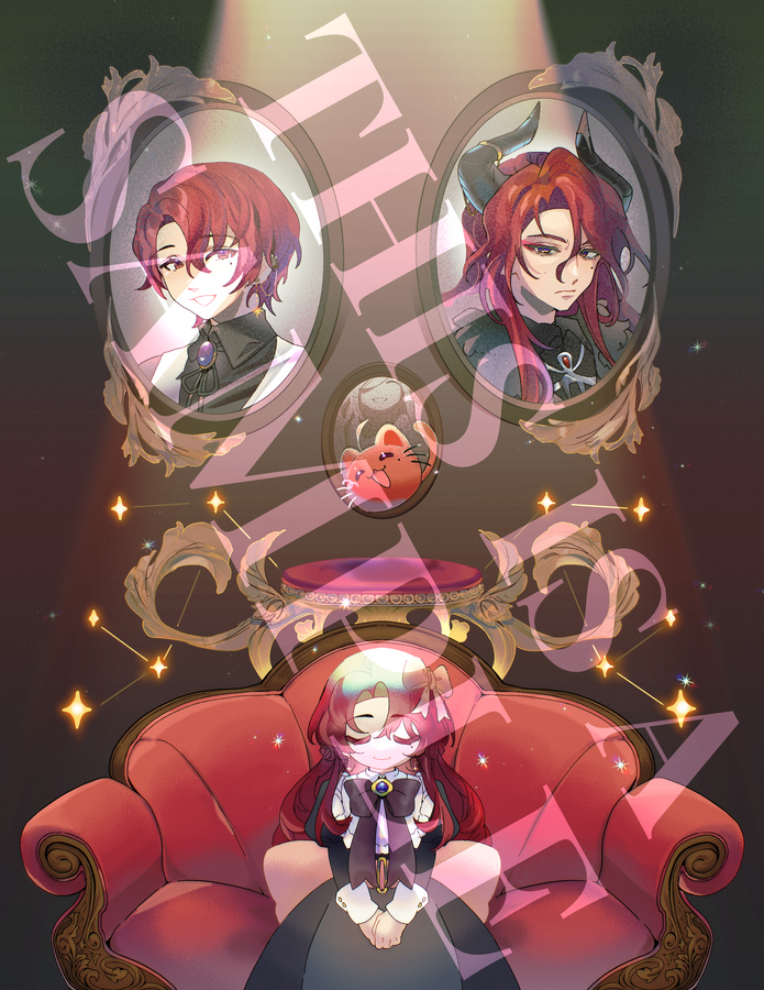Fates Etched in Starlight - A4 Foil Print