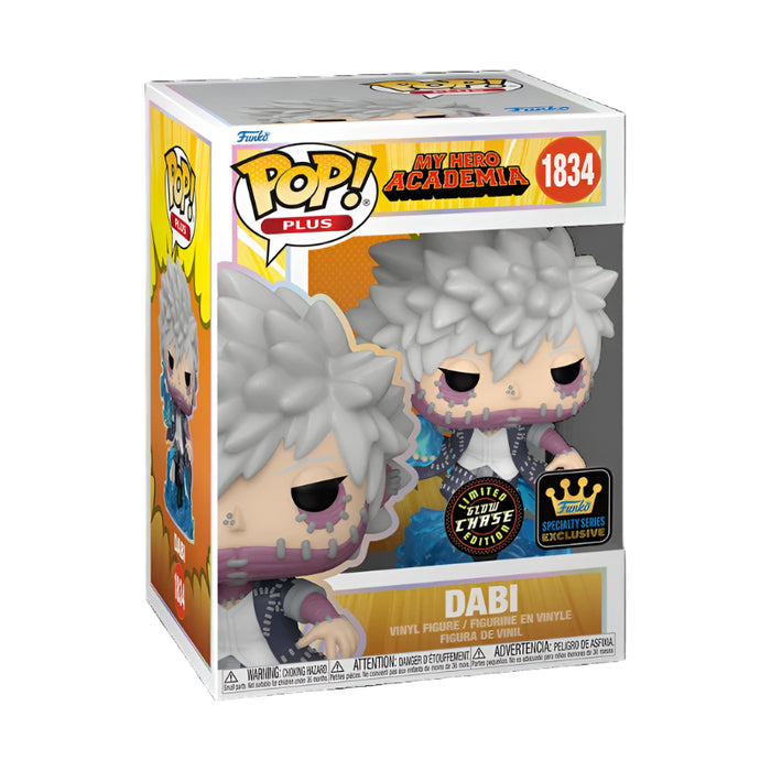 My Hero Academia Dabi Funko Pop! Glow in the Dark Chase Vinyl Figure Plus #1834