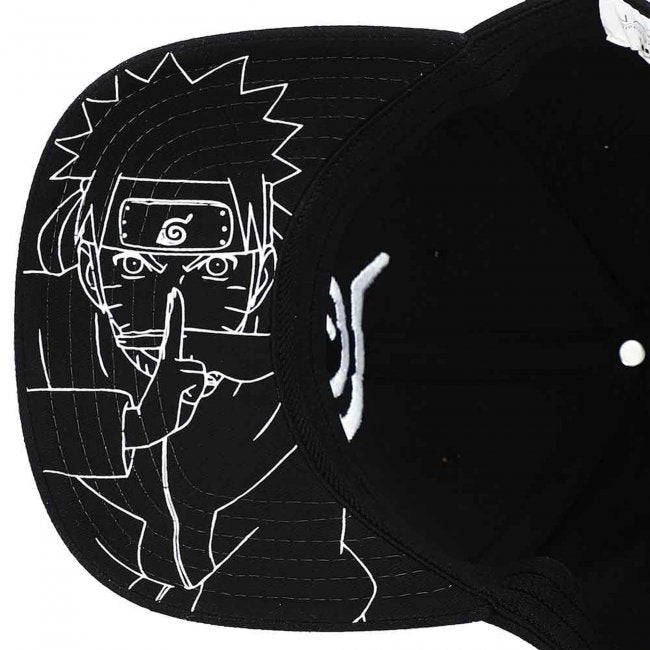 Naruto Hidden Leaf Village Pre-Curved Bill Snapback Hat