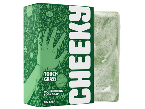 Cheeky Soap Touch Grass Moisturizing Body Soap