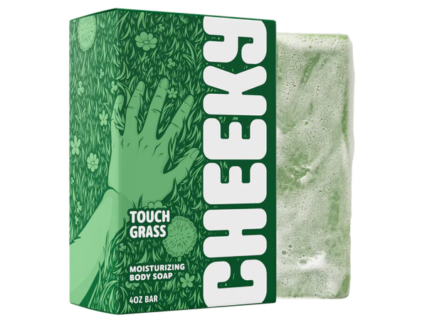 Cheeky Soap Touch Grass Moisturizing Body Soap