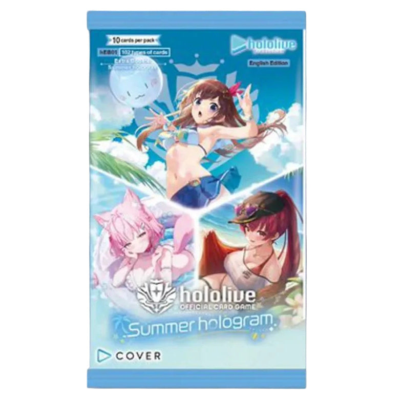 Hololive Official Card Game Summer Hologram Extra Booster Pack