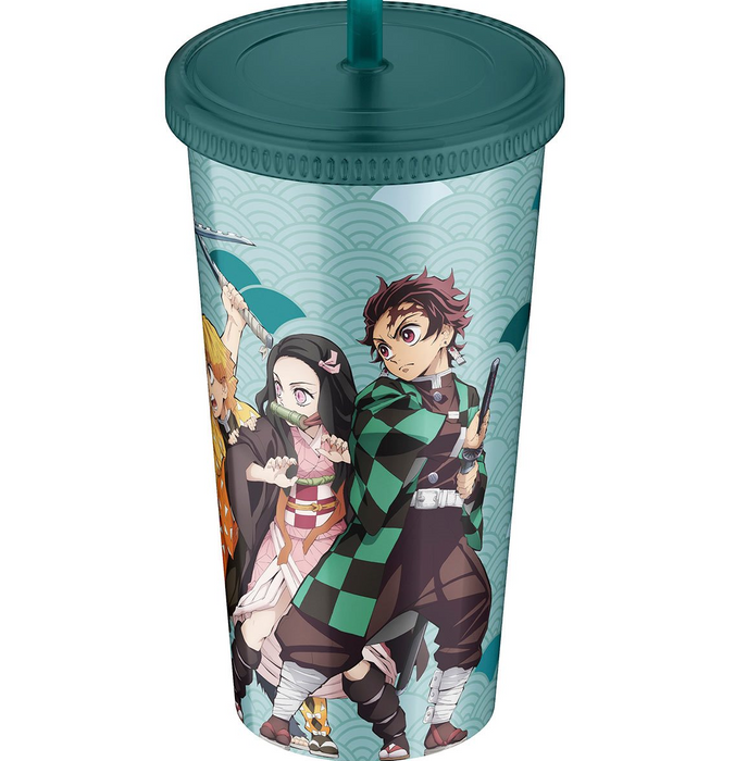 Demon Slayer 16 oz. Plastic Tumbler - Neko Alley Anime